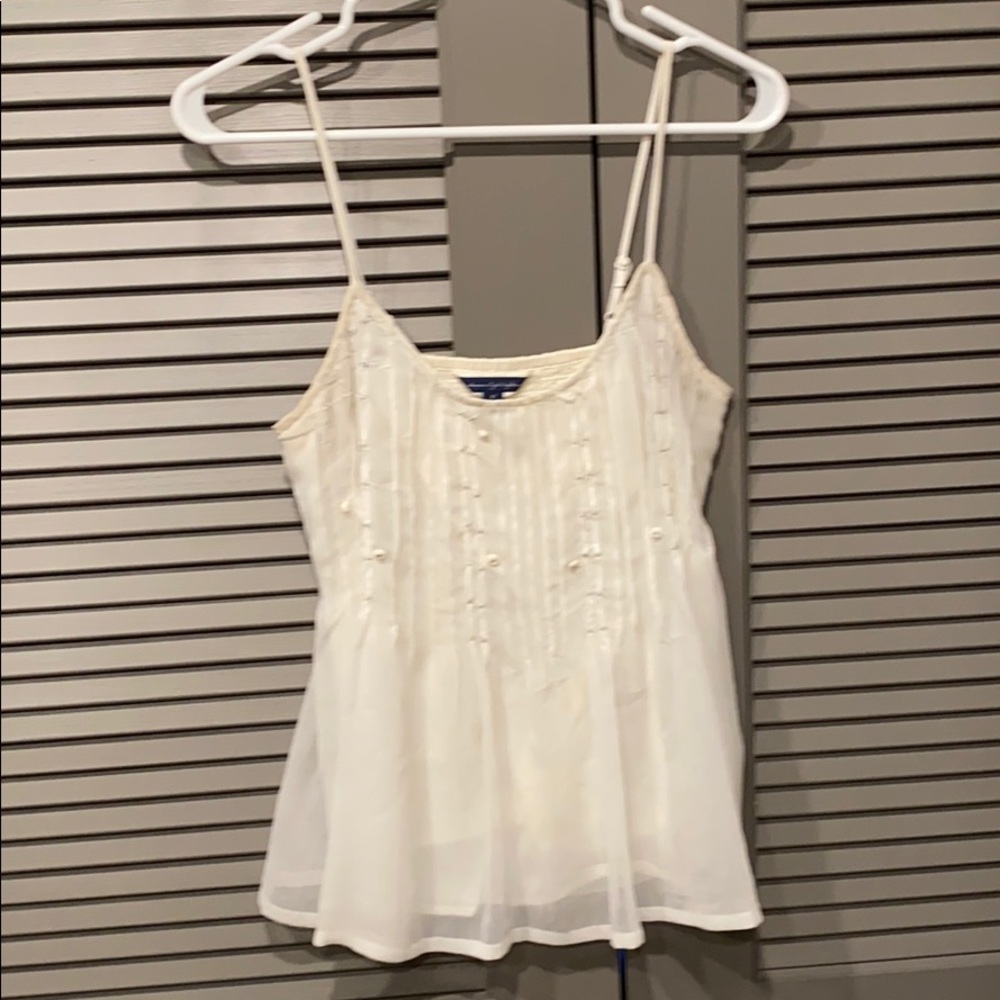 American Eagle white tank!